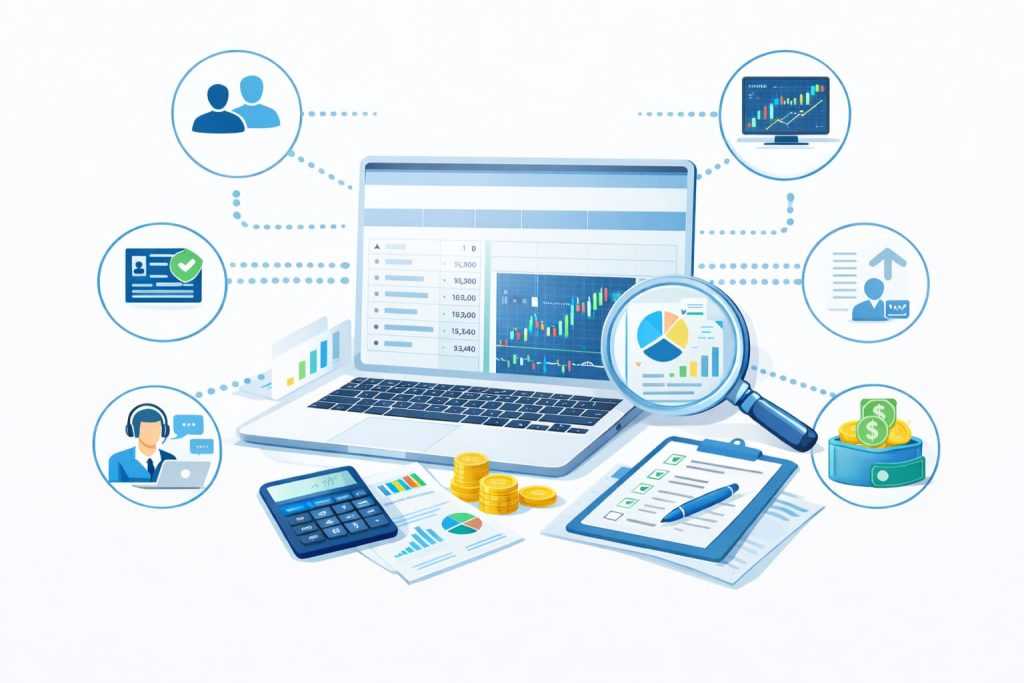 Centralized Forex CRM system managing traders, compliance, payments, and support in one platform