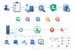 گردش‌کارهای KYC و AML در Forex CRM: از جمع‌آوری اسناد تا صف‌های تأیید