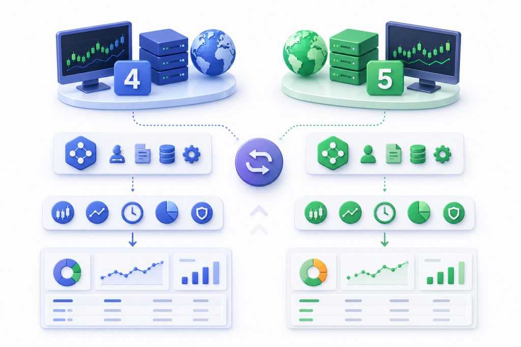 MT4 and MT5 are related platforms, but they are not identical. Brokers should not assume that an integration built for one platform can be copied directly to the other without planning.