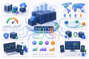 Infraestructura de Forex Brokerage: Guía de hosting, latencia y uptime