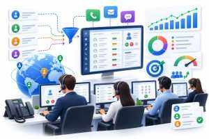 Mesas de ventas y retención de Forex: asignación de leads, dialers y KPIs de agentes