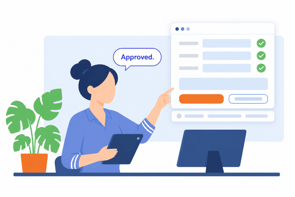 Human-in-the-middle approval card for an AI-proposed withdrawal in the forex CRM
