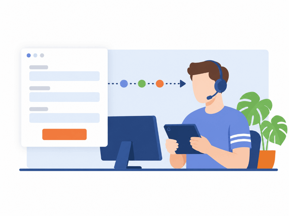 AI sales assistant qualifying and routing a forex lead by language, geography and question